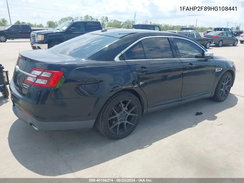 2017 Ford Taurus Limited VIN: 1FAHP2F89HG108441 Lot: 40156274