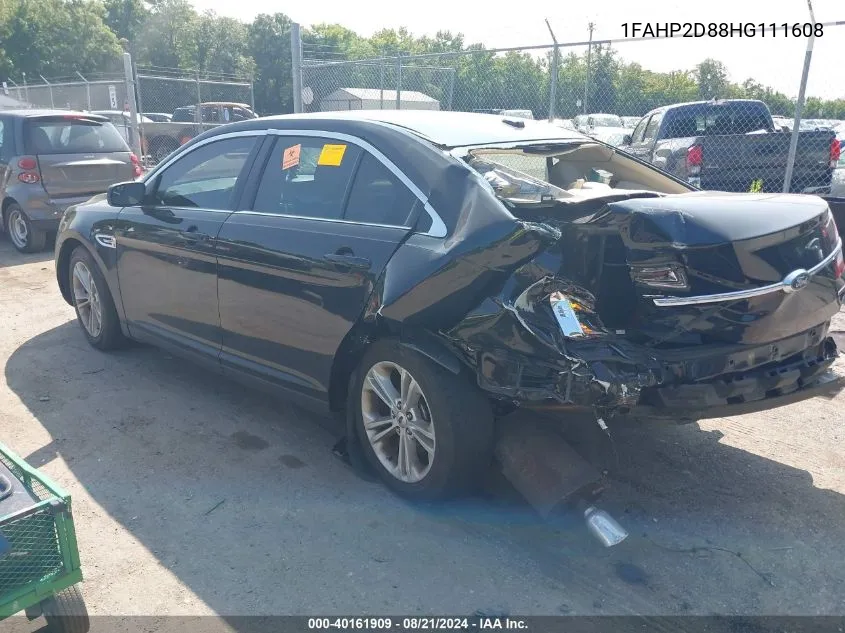 2017 Ford Taurus Se VIN: 1FAHP2D88HG111608 Lot: 40161909