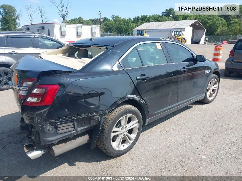 1FAHP2D88HG111608 2017 Ford Taurus Se