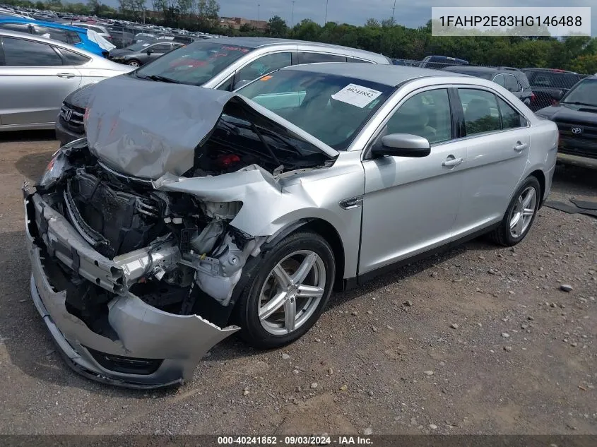 2017 Ford Taurus Sel VIN: 1FAHP2E83HG146488 Lot: 40241852