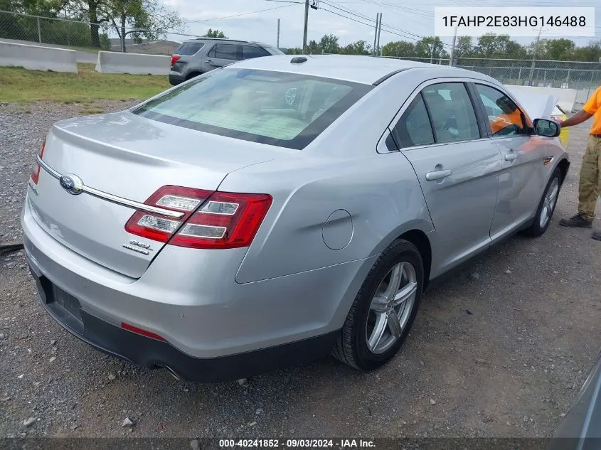 2017 Ford Taurus Sel VIN: 1FAHP2E83HG146488 Lot: 40241852