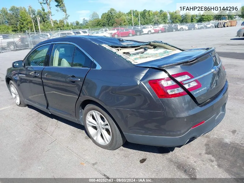 1FAHP2E86HG144296 2017 Ford Taurus Sel