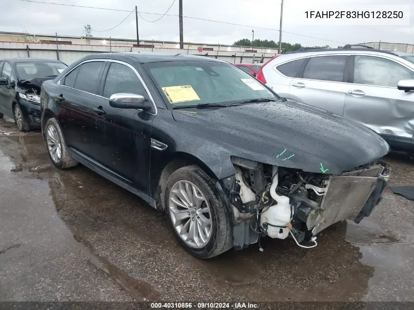 2017 Ford Taurus Limited VIN: 1FAHP2F83HG128250 Lot: 40310856