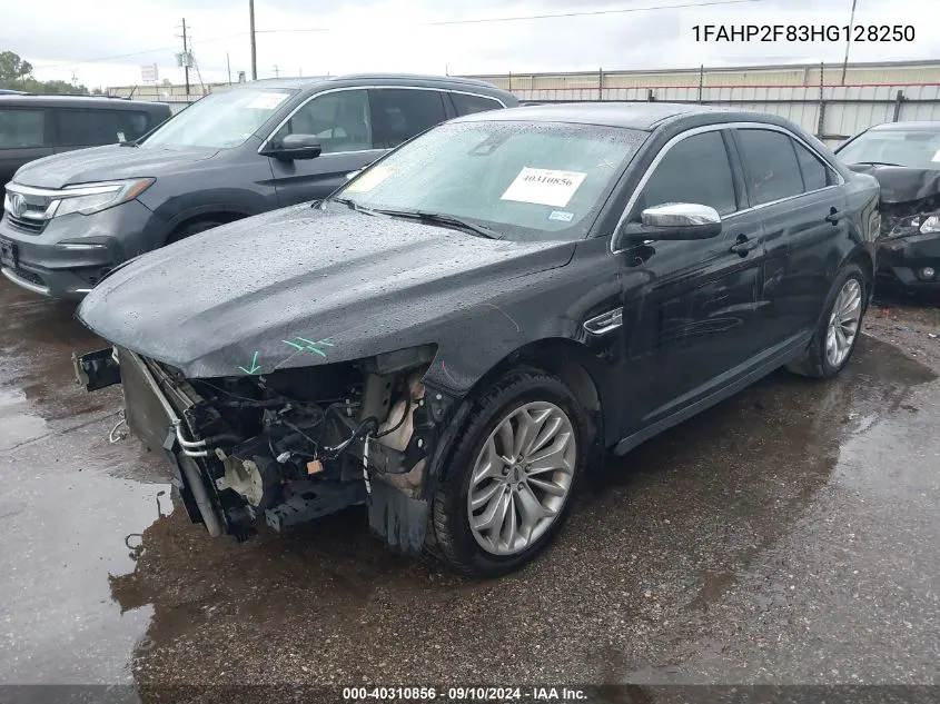 2017 Ford Taurus Limited VIN: 1FAHP2F83HG128250 Lot: 40310856