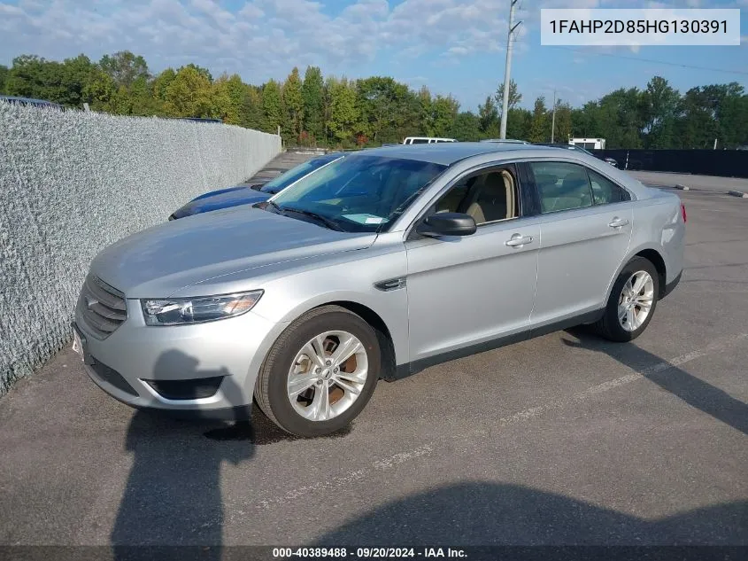 1FAHP2D85HG130391 2017 Ford Taurus Se