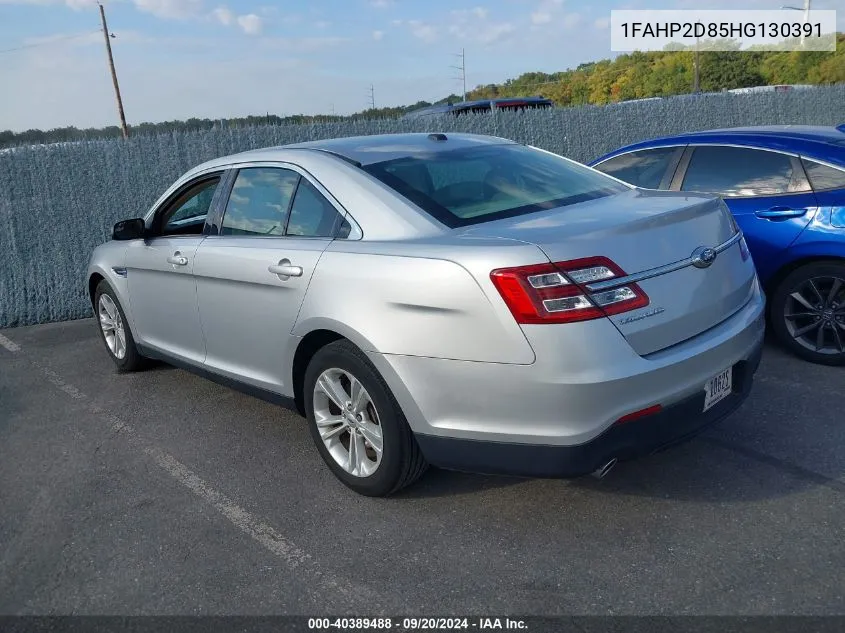 2017 Ford Taurus Se VIN: 1FAHP2D85HG130391 Lot: 40389488