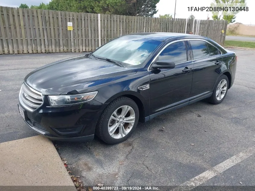 2017 Ford Taurus Se VIN: 1FAHP2D88HG130448 Lot: 40399723