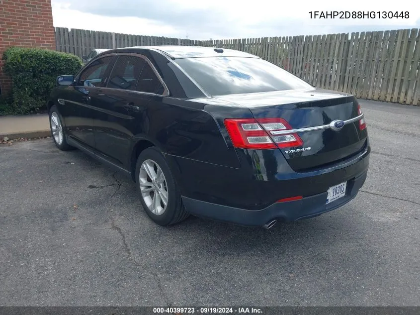 1FAHP2D88HG130448 2017 Ford Taurus Se