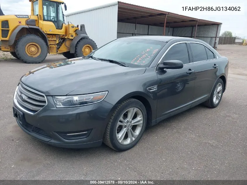 1FAHP2H86JG134062 2018 Ford Taurus Sel