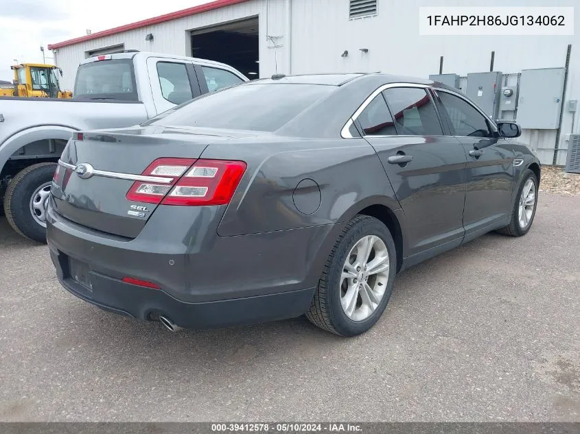 2018 Ford Taurus Sel VIN: 1FAHP2H86JG134062 Lot: 39412578