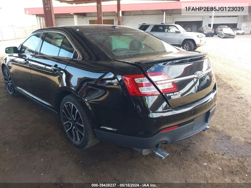 2018 Ford Taurus Sel VIN: 1FAHP2E85JG123039 Lot: 39438237