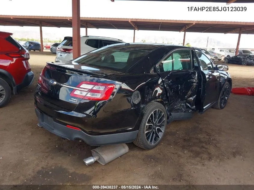 1FAHP2E85JG123039 2018 Ford Taurus Sel