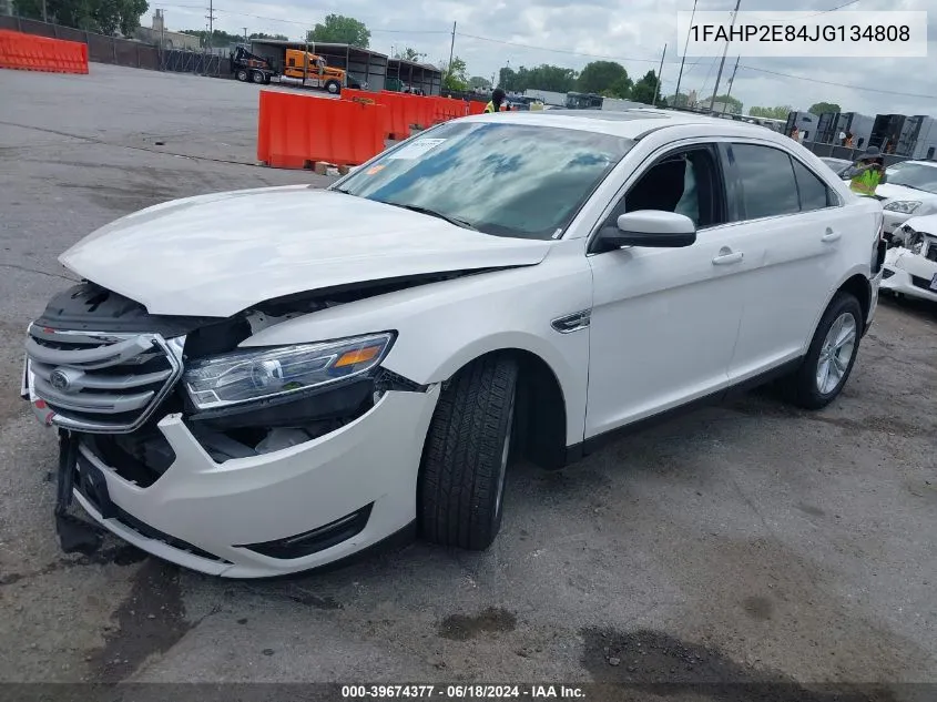 1FAHP2E84JG134808 2018 Ford Taurus Sel