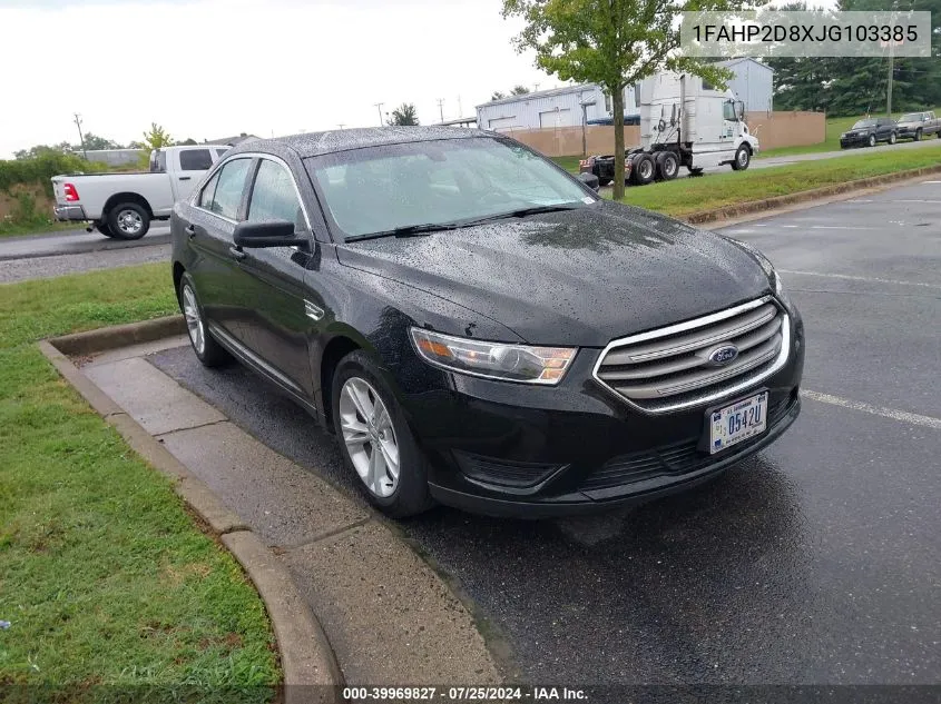 1FAHP2D8XJG103385 2018 Ford Taurus Se