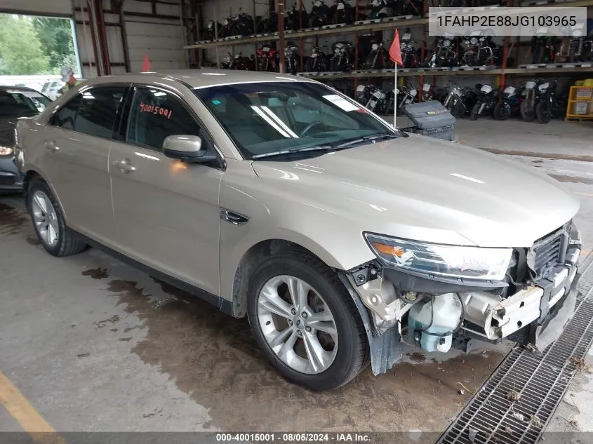 1FAHP2E88JG103965 2018 Ford Taurus Sel