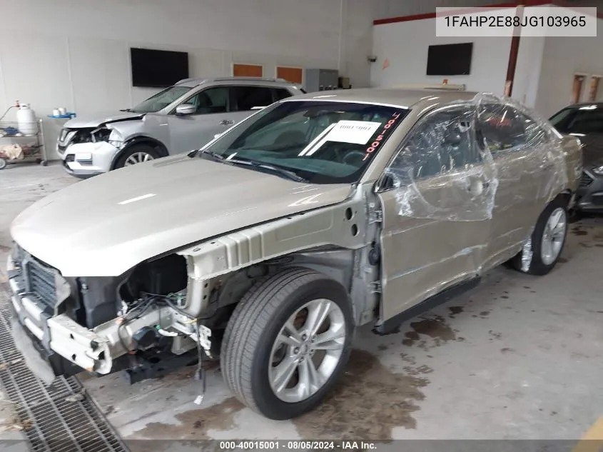 1FAHP2E88JG103965 2018 Ford Taurus Sel