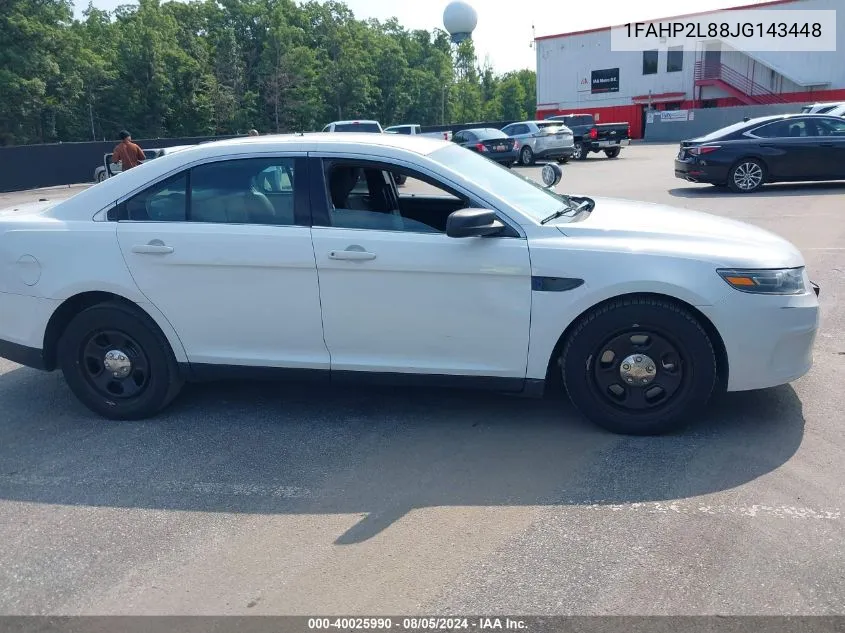 1FAHP2L88JG143448 2018 Ford Taurus Police Interceptor