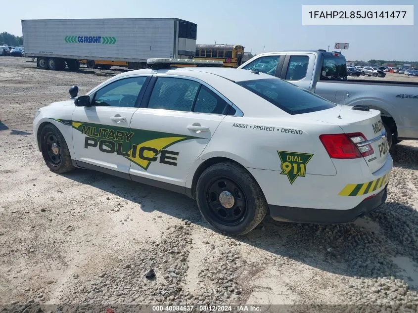 1FAHP2L85JG141477 2018 Ford Taurus Police Interceptor