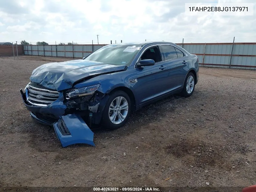 1FAHP2E88JG137971 2018 Ford Taurus Sel