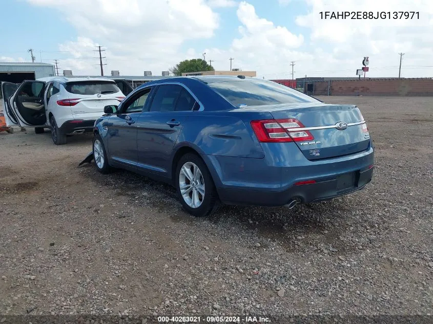 2018 Ford Taurus Sel VIN: 1FAHP2E88JG137971 Lot: 40263021