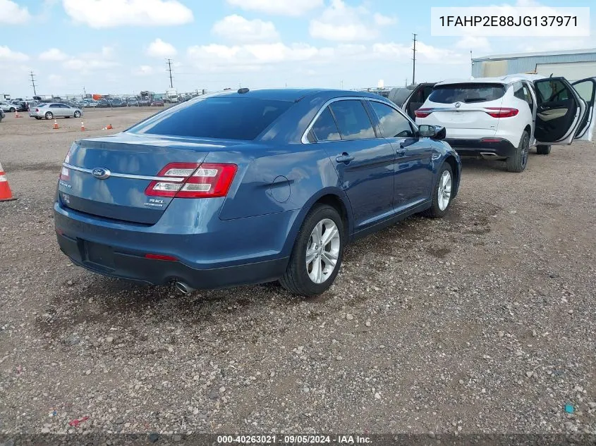 2018 Ford Taurus Sel VIN: 1FAHP2E88JG137971 Lot: 40263021