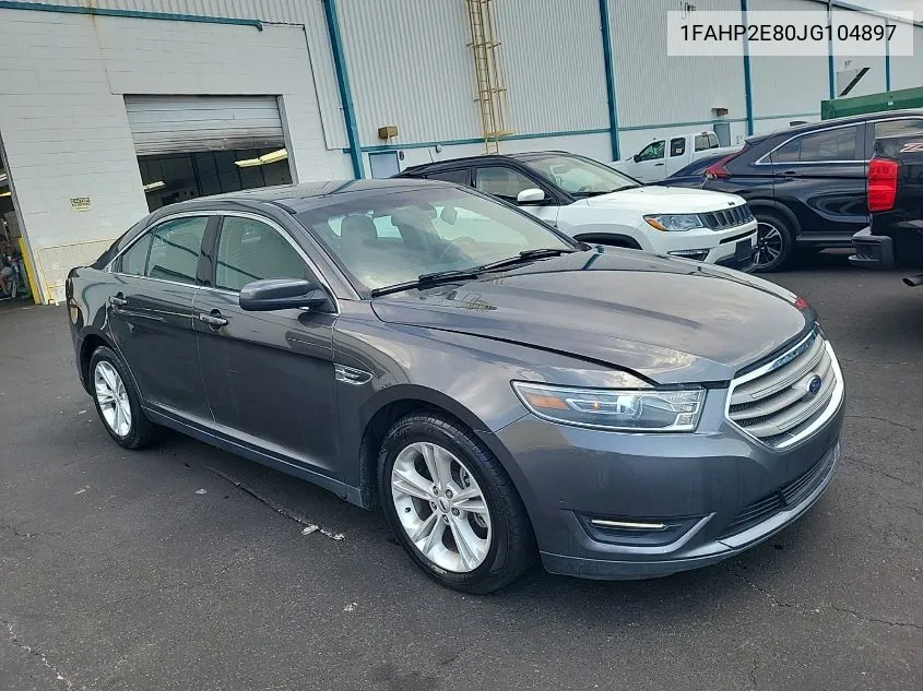 2018 Ford Taurus Sel VIN: 1FAHP2E80JG104897 Lot: 40267997