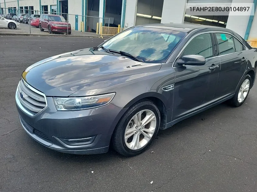 2018 Ford Taurus Sel VIN: 1FAHP2E80JG104897 Lot: 40267997