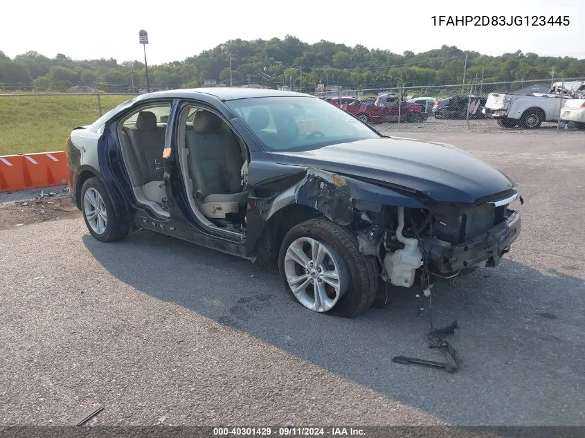 1FAHP2D83JG123445 2018 Ford Taurus Se