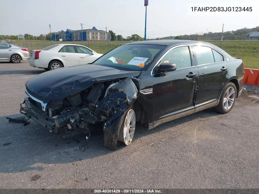 2018 Ford Taurus Se VIN: 1FAHP2D83JG123445 Lot: 40301429