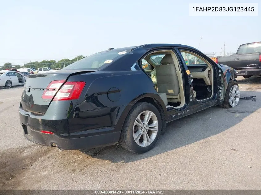 1FAHP2D83JG123445 2018 Ford Taurus Se