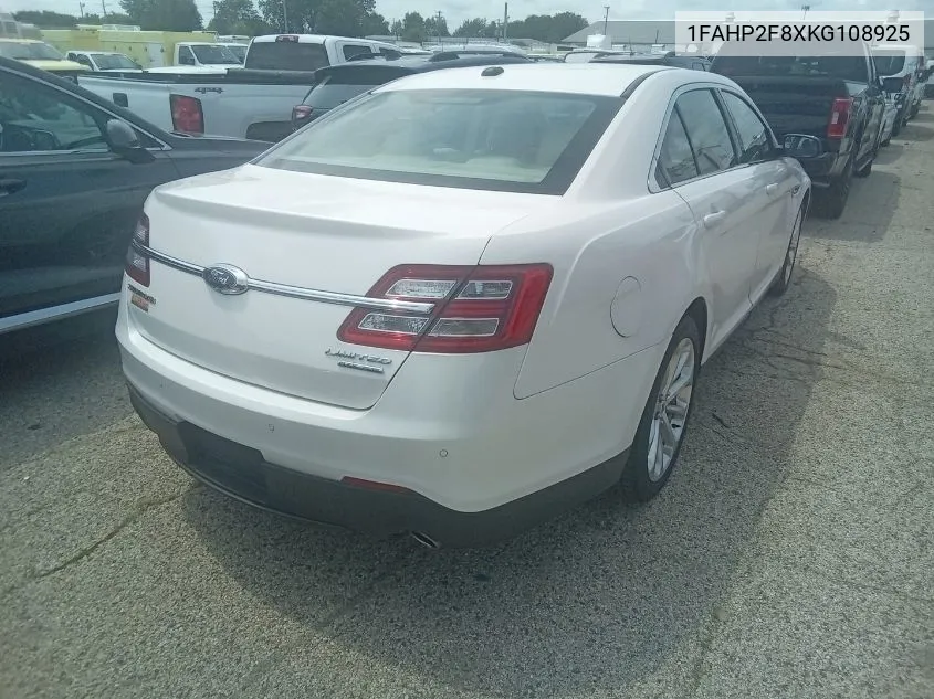 1FAHP2F8XKG108925 2019 Ford Taurus Limited