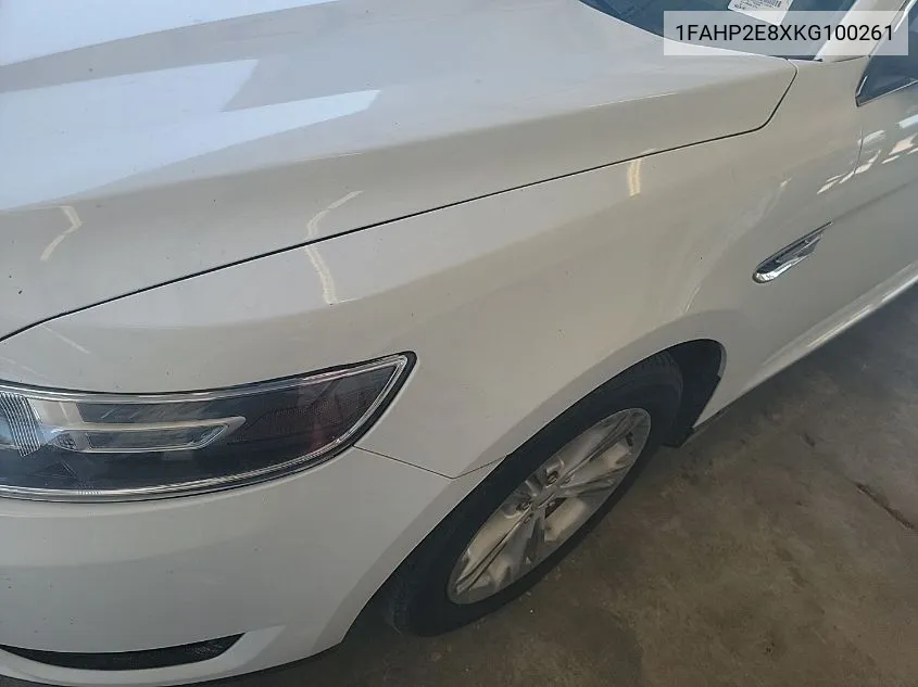 1FAHP2E8XKG100261 2019 Ford Taurus Sel