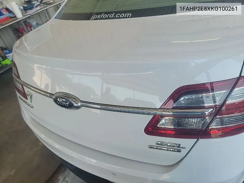 1FAHP2E8XKG100261 2019 Ford Taurus Sel