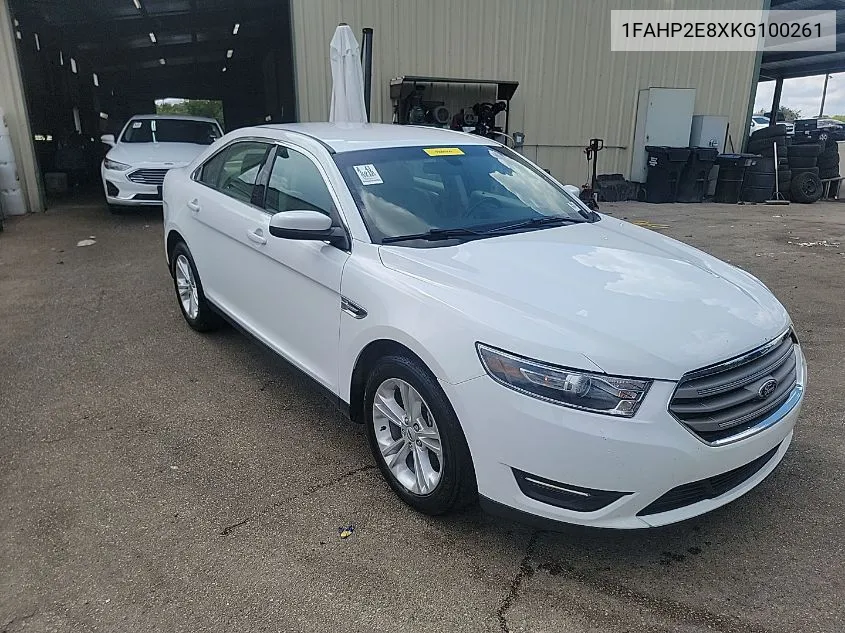 1FAHP2E8XKG100261 2019 Ford Taurus Sel