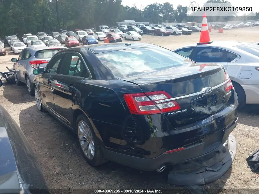 1FAHP2F8XKG109850 2019 Ford Taurus Limited