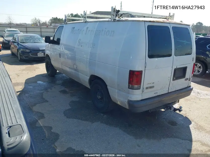1FTRE14W16HA27943 2006 Ford E-150 Commercial/Recreational