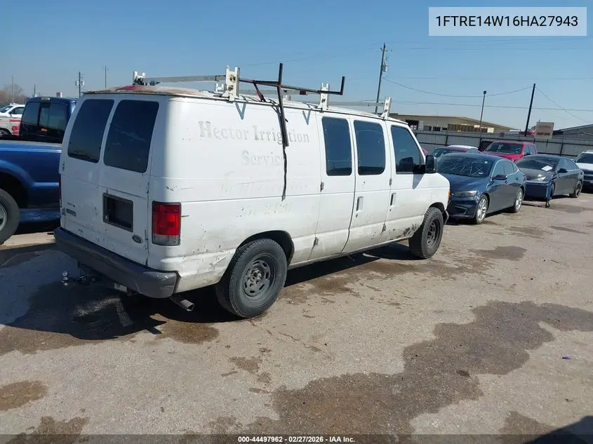 1FTRE14W16HA27943 2006 Ford E-150 Commercial/Recreational