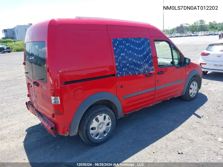 NM0LS7DN0AT012202 2010 Ford Transit Connect Xlt