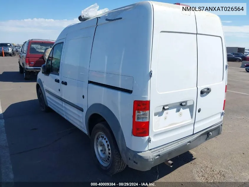 2010 Ford Transit Connect Xl VIN: NM0LS7ANXAT026564 Lot: 40009384