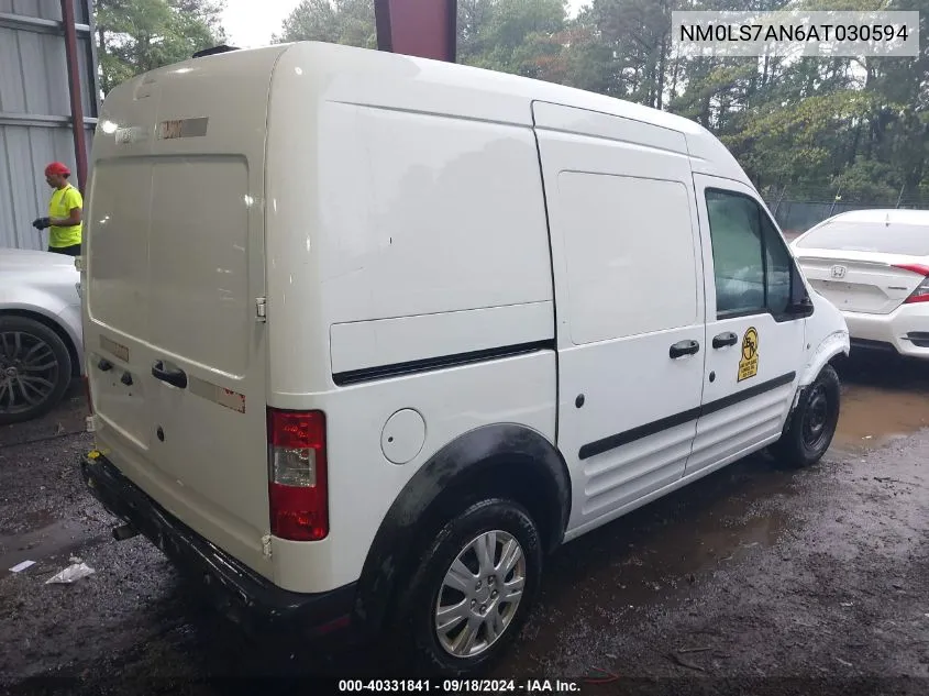 2010 Ford Transit Connect Xl VIN: NM0LS7AN6AT030594 Lot: 40331841