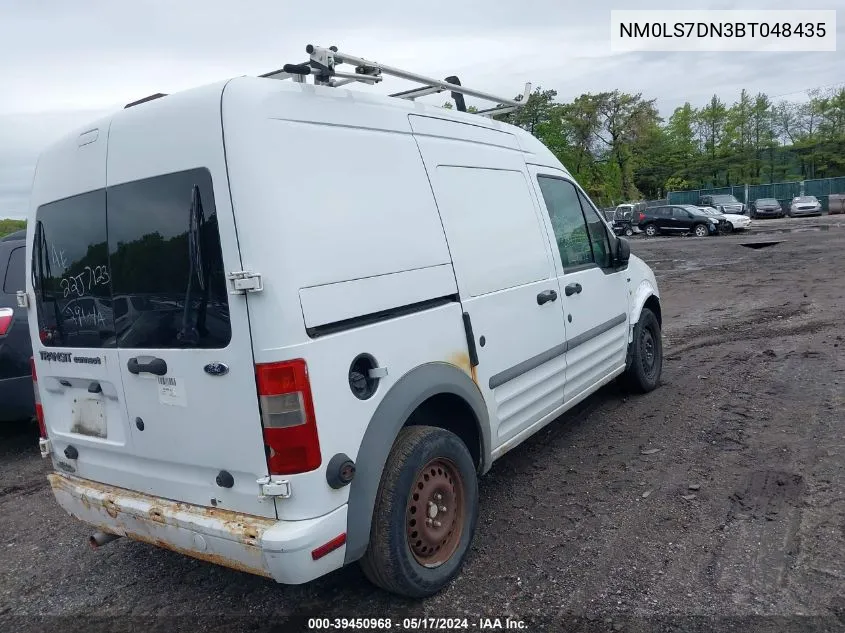 2011 Ford Transit Connect Xlt VIN: NM0LS7DN3BT048435 Lot: 39450968