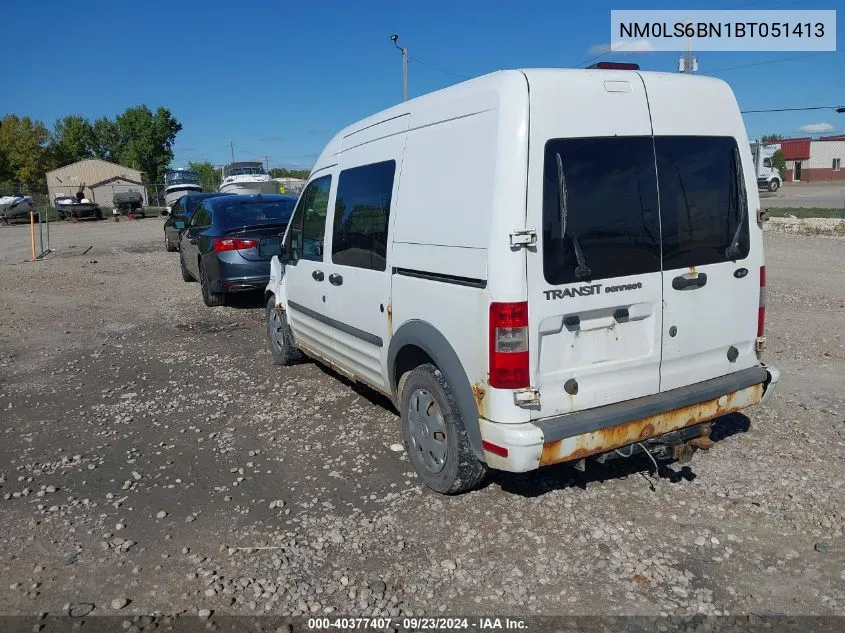 2011 Ford Transit Connect Xlt VIN: NM0LS6BN1BT051413 Lot: 40377407