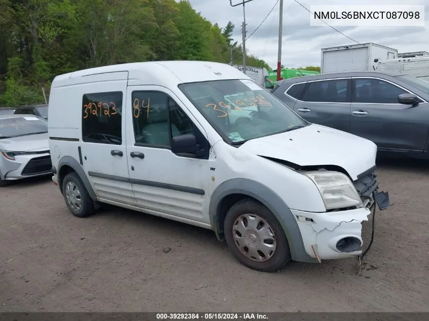 2012 Ford Transit Connect Xlt VIN: NM0LS6BNXCT087098 Lot: 39292384