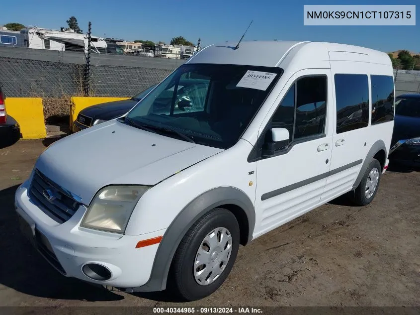 2012 Ford Transit Connect Xlt Premium VIN: NM0KS9CN1CT107315 Lot: 40344985