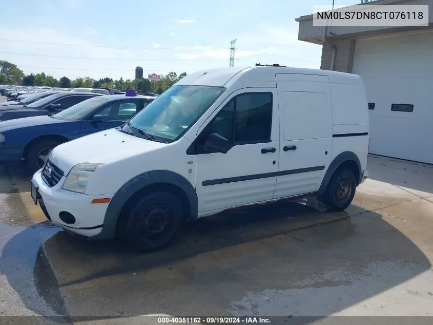 2012 Ford Transit Connect Xlt VIN: NM0LS7DN8CT076118 Lot: 40351162