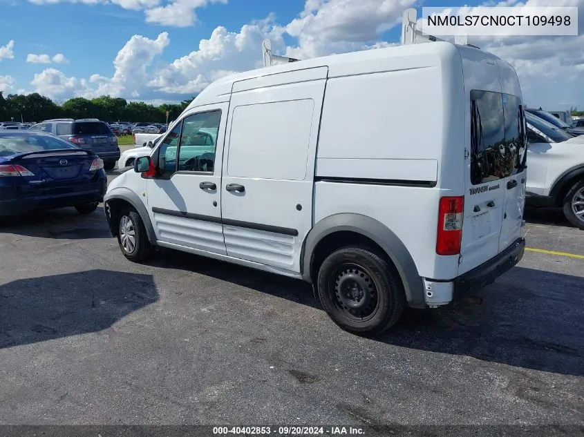 NM0LS7CN0CT109498 2012 Ford Transit Connect Xl