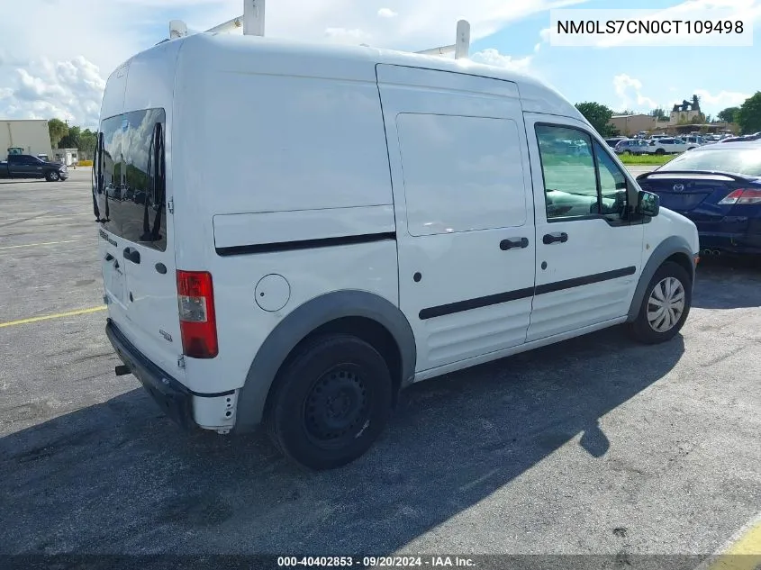 NM0LS7CN0CT109498 2012 Ford Transit Connect Xl