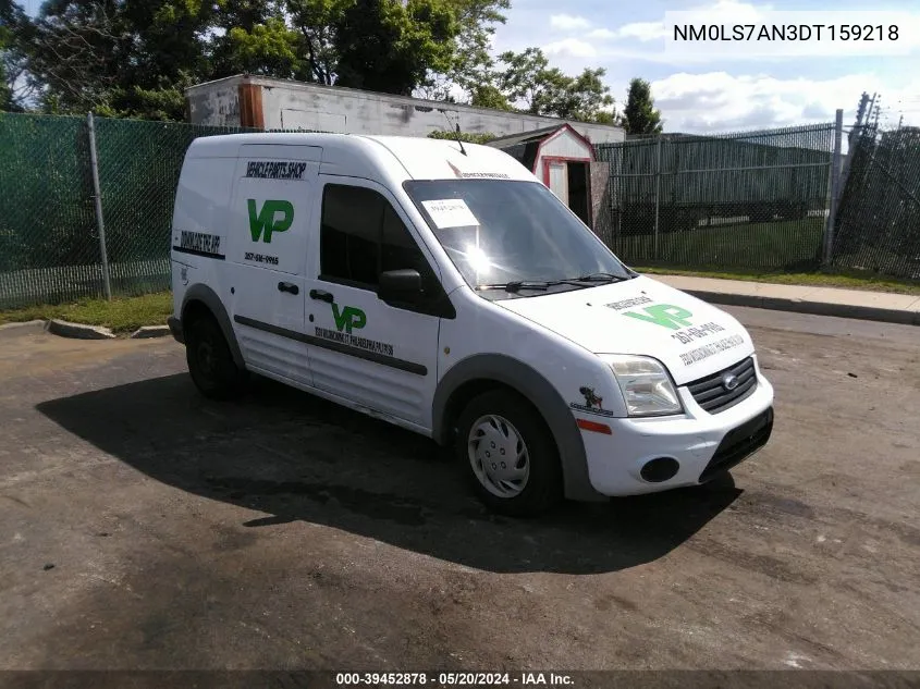 2013 Ford Transit Connect Xl VIN: NM0LS7AN3DT159218 Lot: 39452878