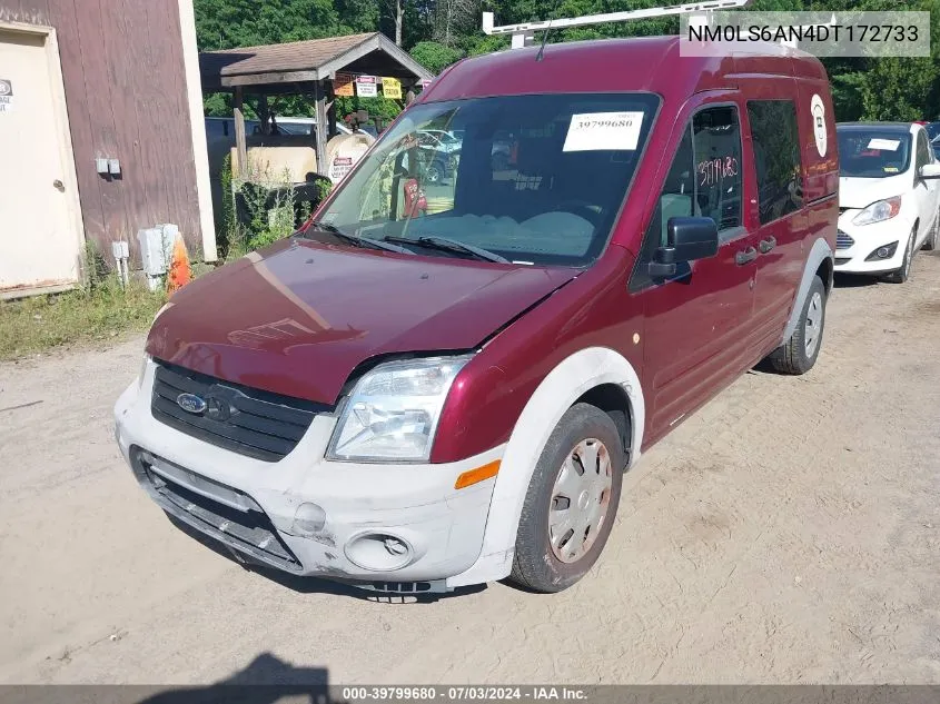 2013 Ford Transit Connect Xl VIN: NM0LS6AN4DT172733 Lot: 39799680