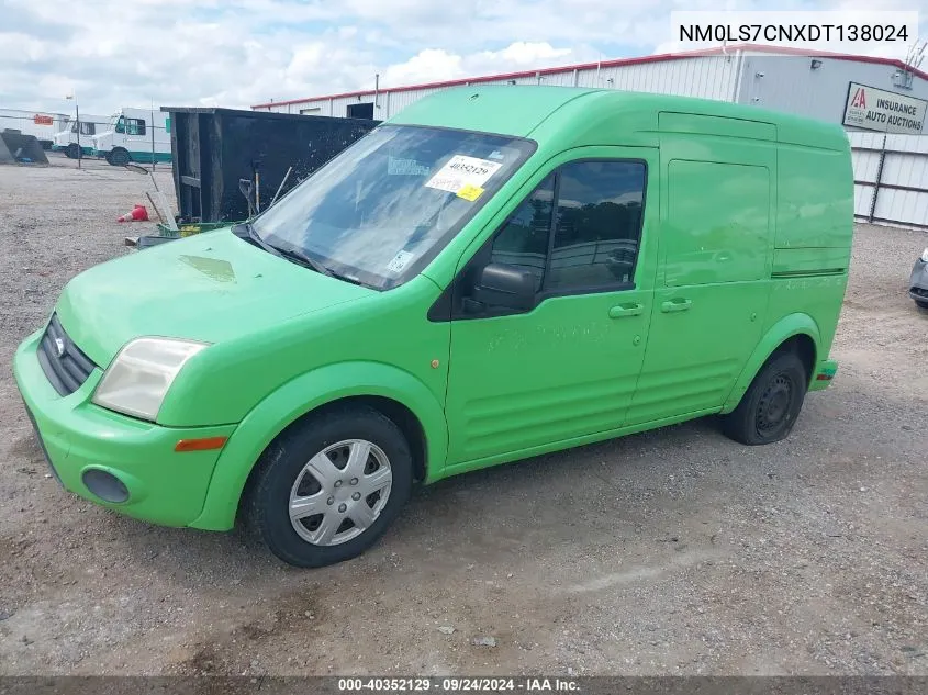 NM0LS7CNXDT138024 2013 Ford Transit Connect Xl